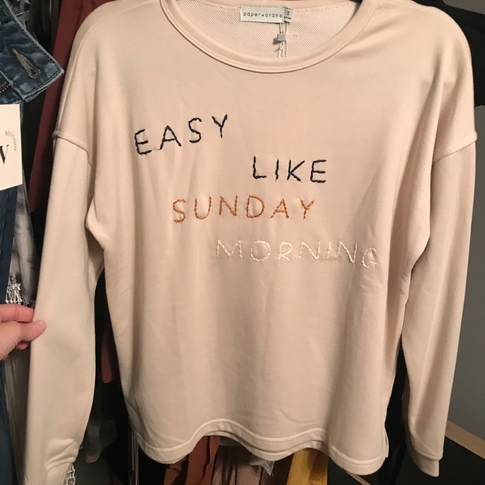 Easy Like Sunday Morning Sweatshirt